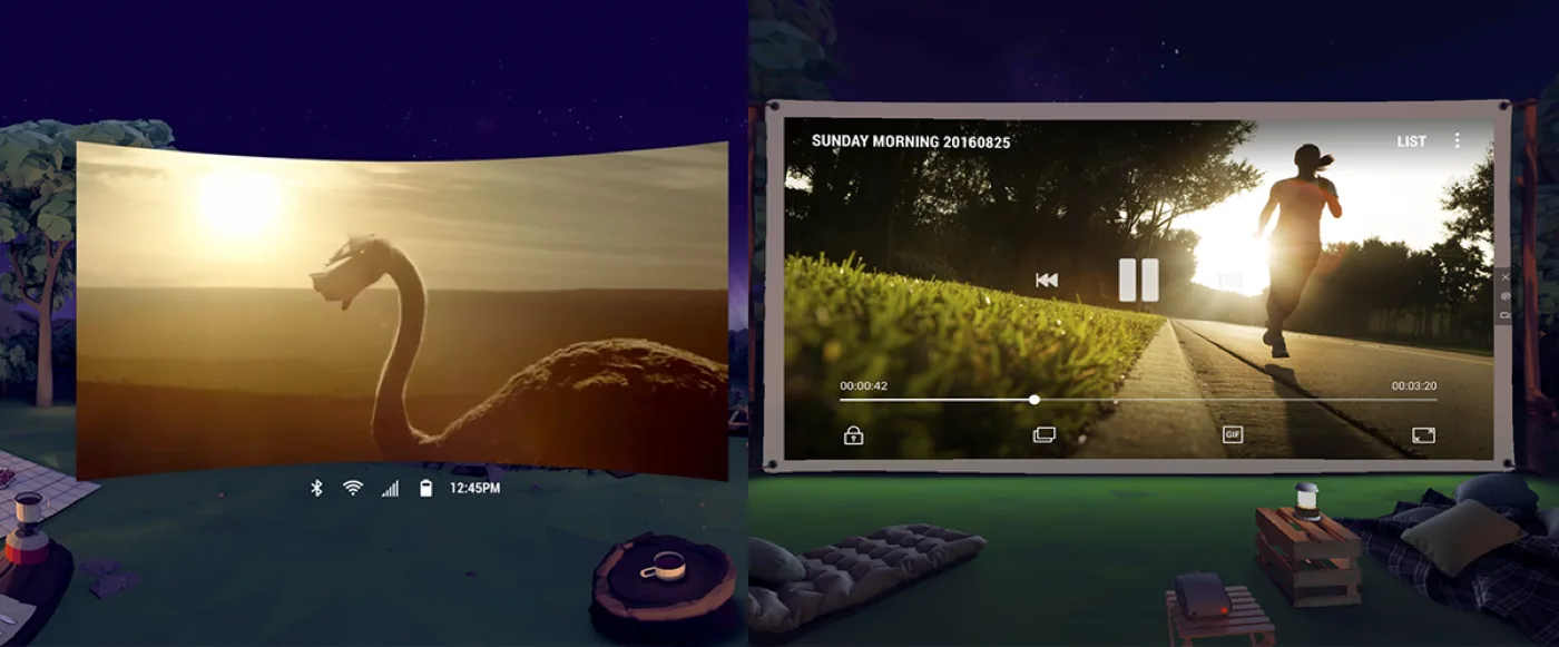 Multi-screen with browser